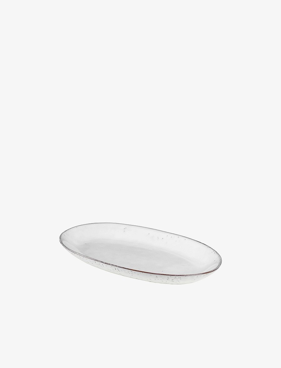 Broste Copenhagen - Plate oval Nordic sand - vaagnad ja roogade serveerimisalused - nordic sand - 1