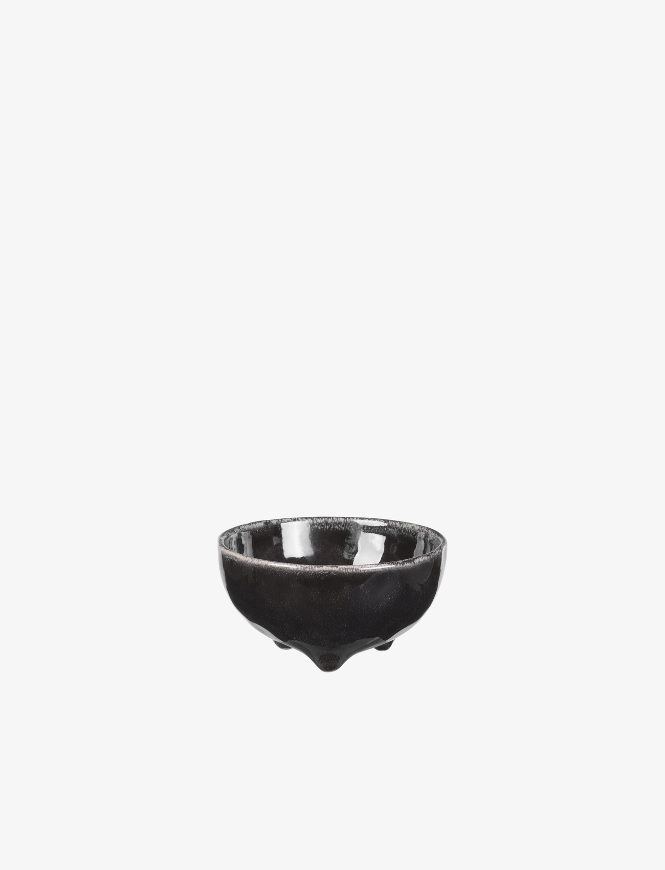 BROSTE COPENHAGEN Skål 'Nordic Coal' Stentøj Schwarz - Ø11CM - Unisex