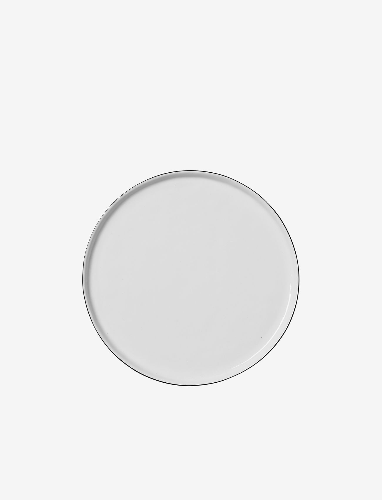 Broste Copenhagen - MIDDAGSTALLERKEN 'SALT - laveste priser - white w/black rim - 0