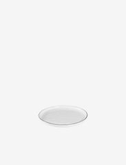 Broste Copenhagen - Plate Salt - laagste prijzen - white w/black rim - 1