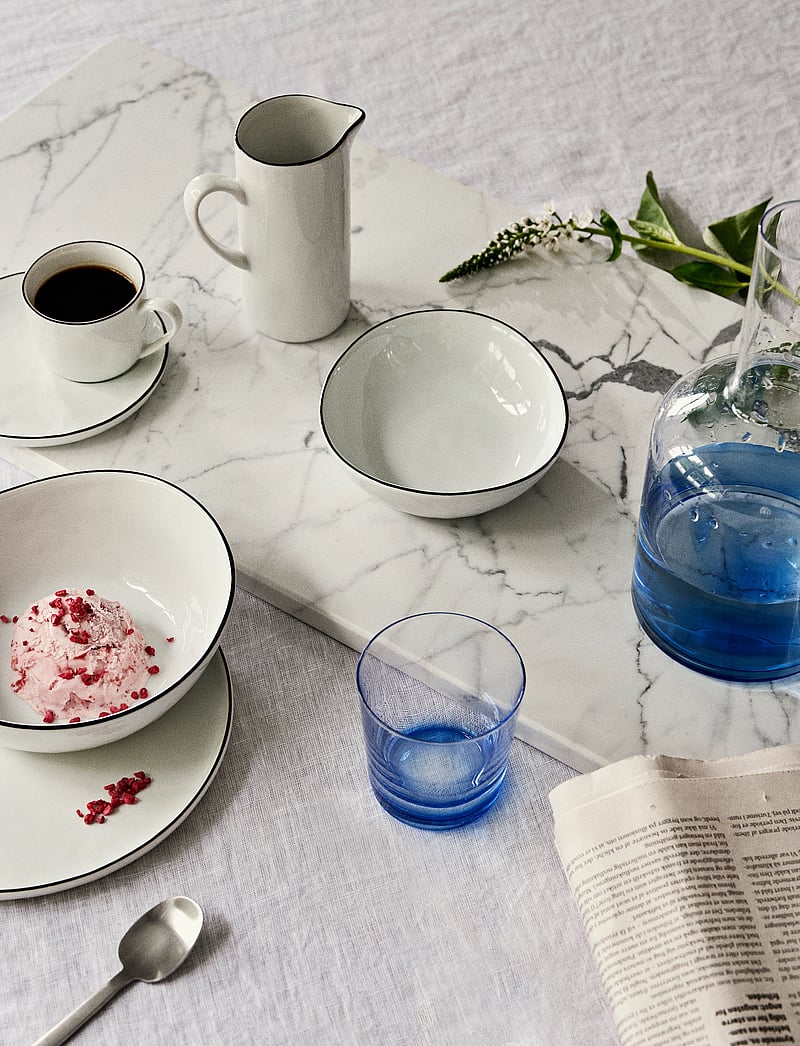 Broste Copenhagen - Salt Bowl - osta hinna alusel - white w/black rim - 2