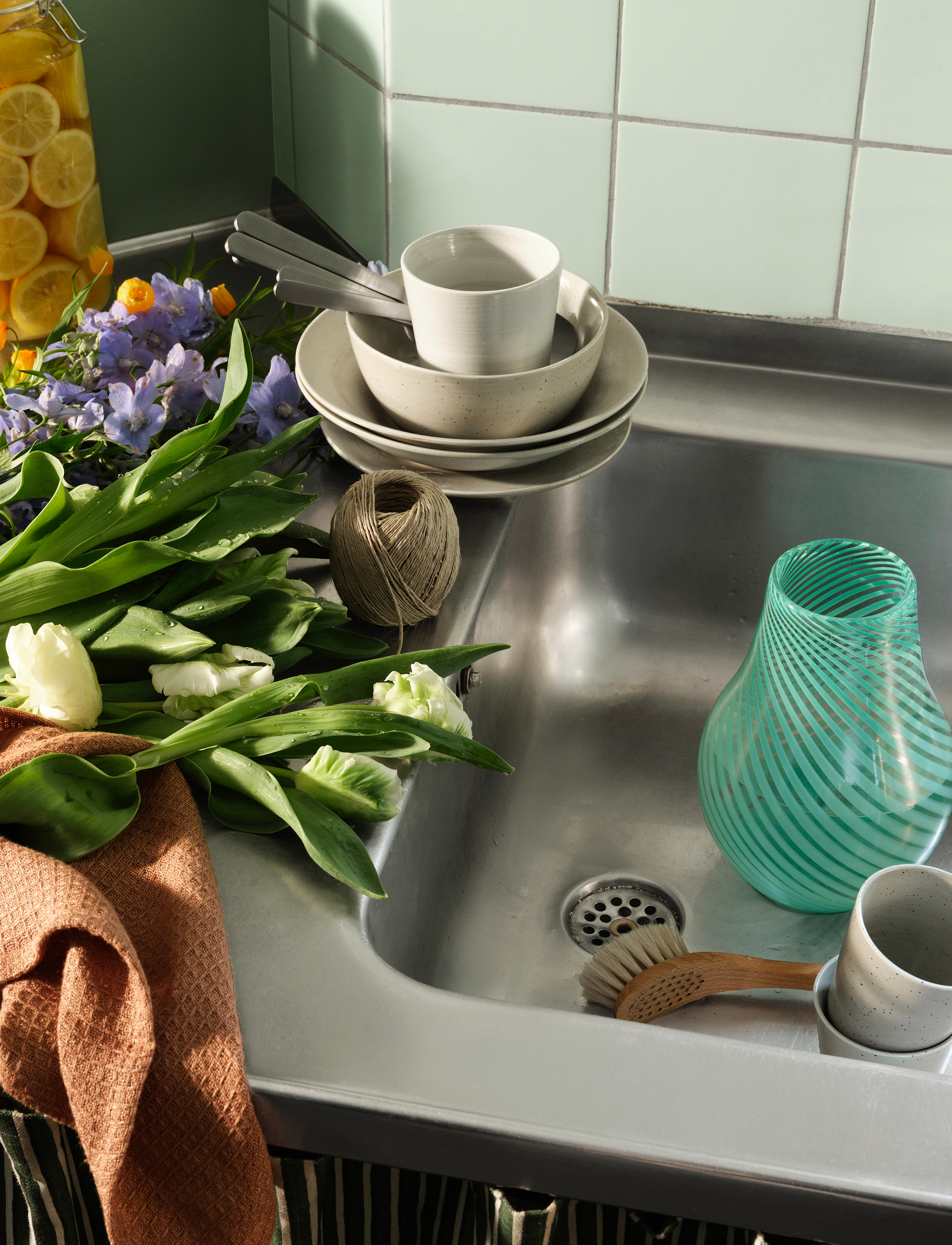 Broste Copenhagen Dyb Tallerken 'Grød', Ø 22 cm, Grey, Tallerkener > Dybe Tallerkener, Unisex