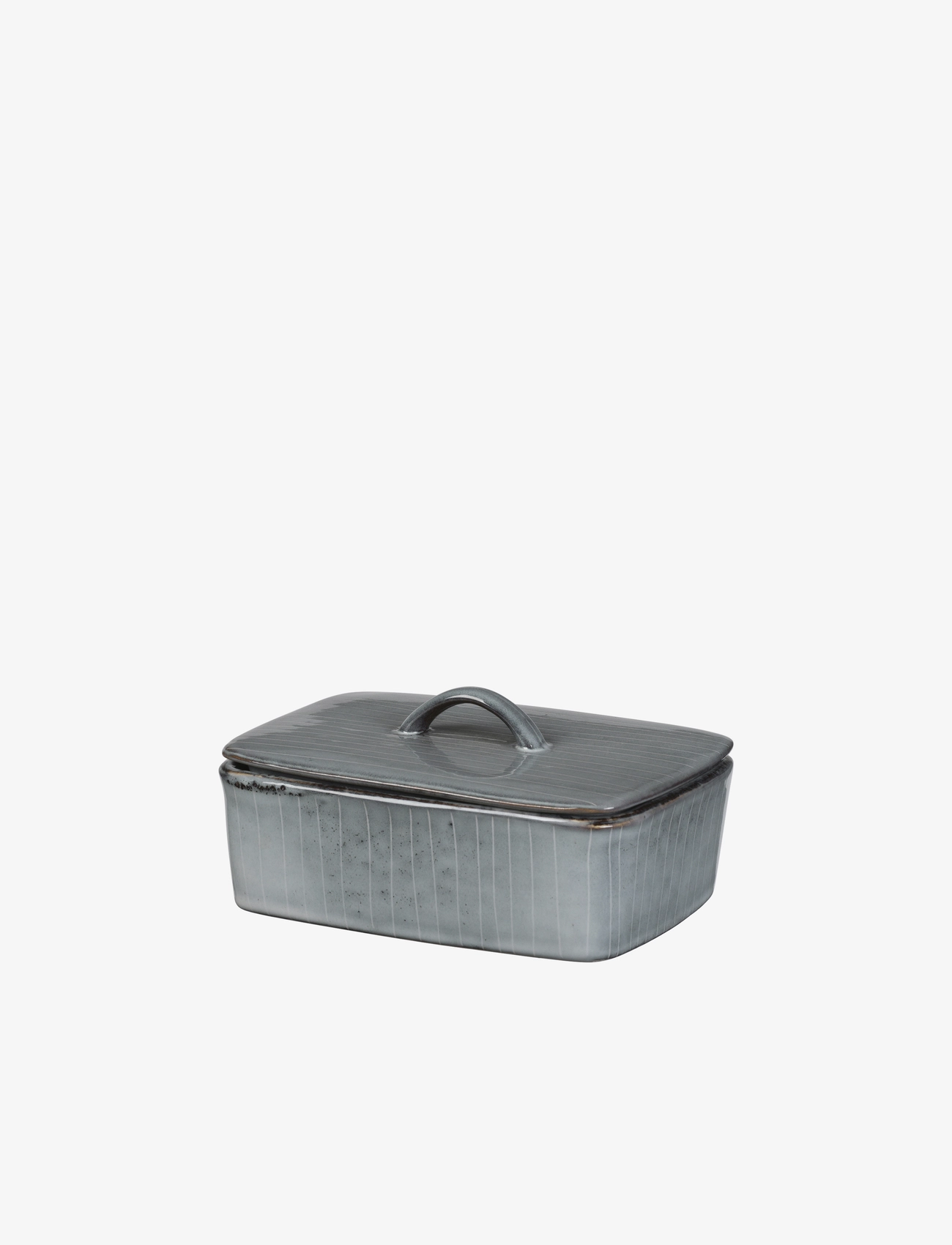 Broste Copenhagen Smør Skål 'Nordic Sand', 15X12X5.5 cm, Kitchen Storage, Blau - Butter Cups, Homeware