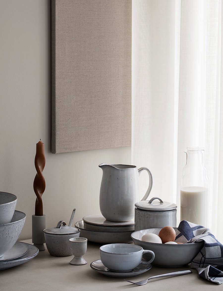 Broste Copenhagen - Nordic Sand Jar with Lid - vorratsgläser - nordic sand - 0
