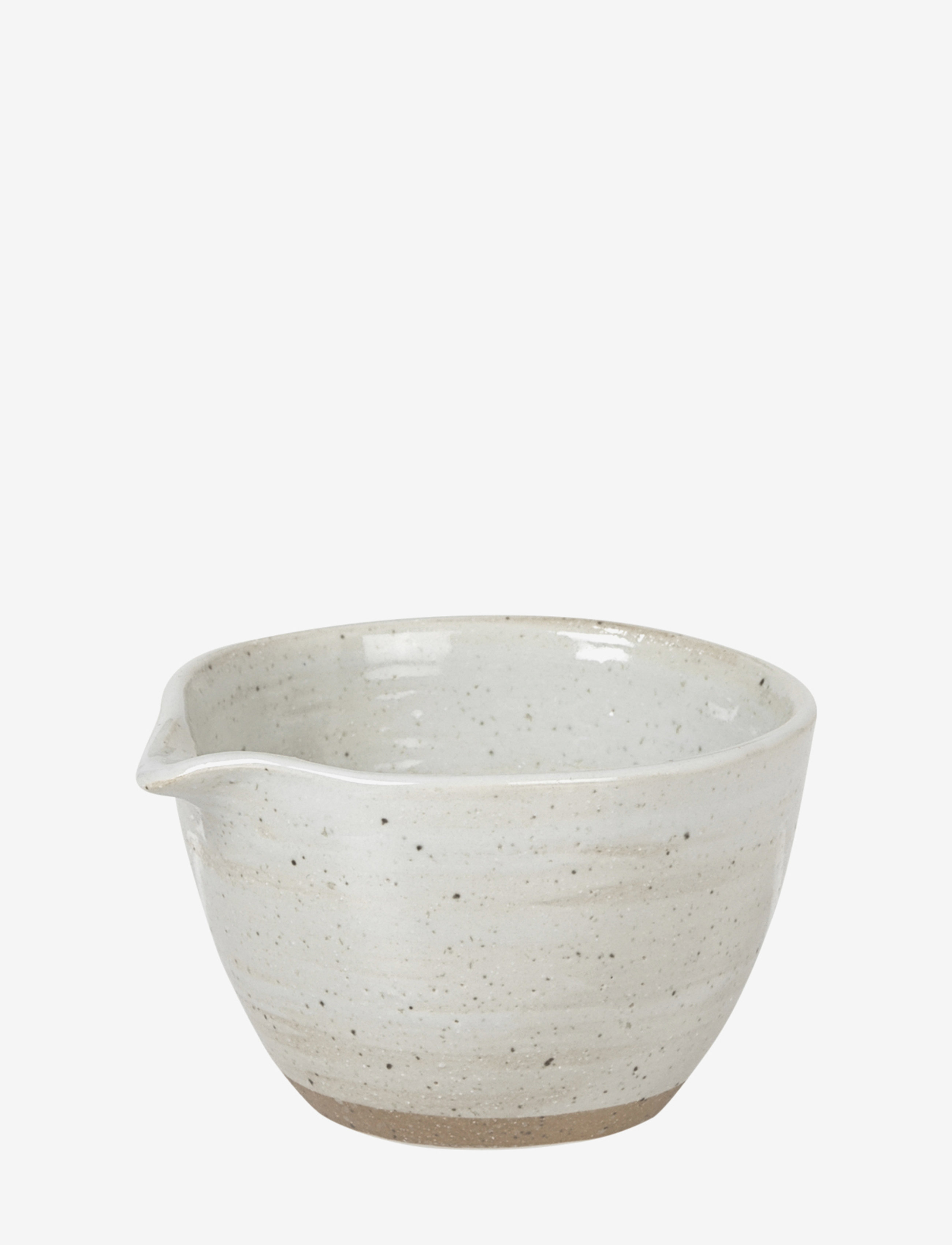BROSTE COPENHAGEN Skål M/Hældetud 'Grød' Weiß - One Size - Unisex