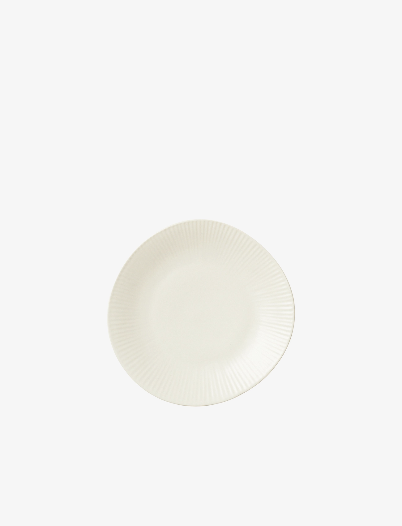 Broste Copenhagen SANDVIG Plate - Broste Copenhagen - WHITE / white