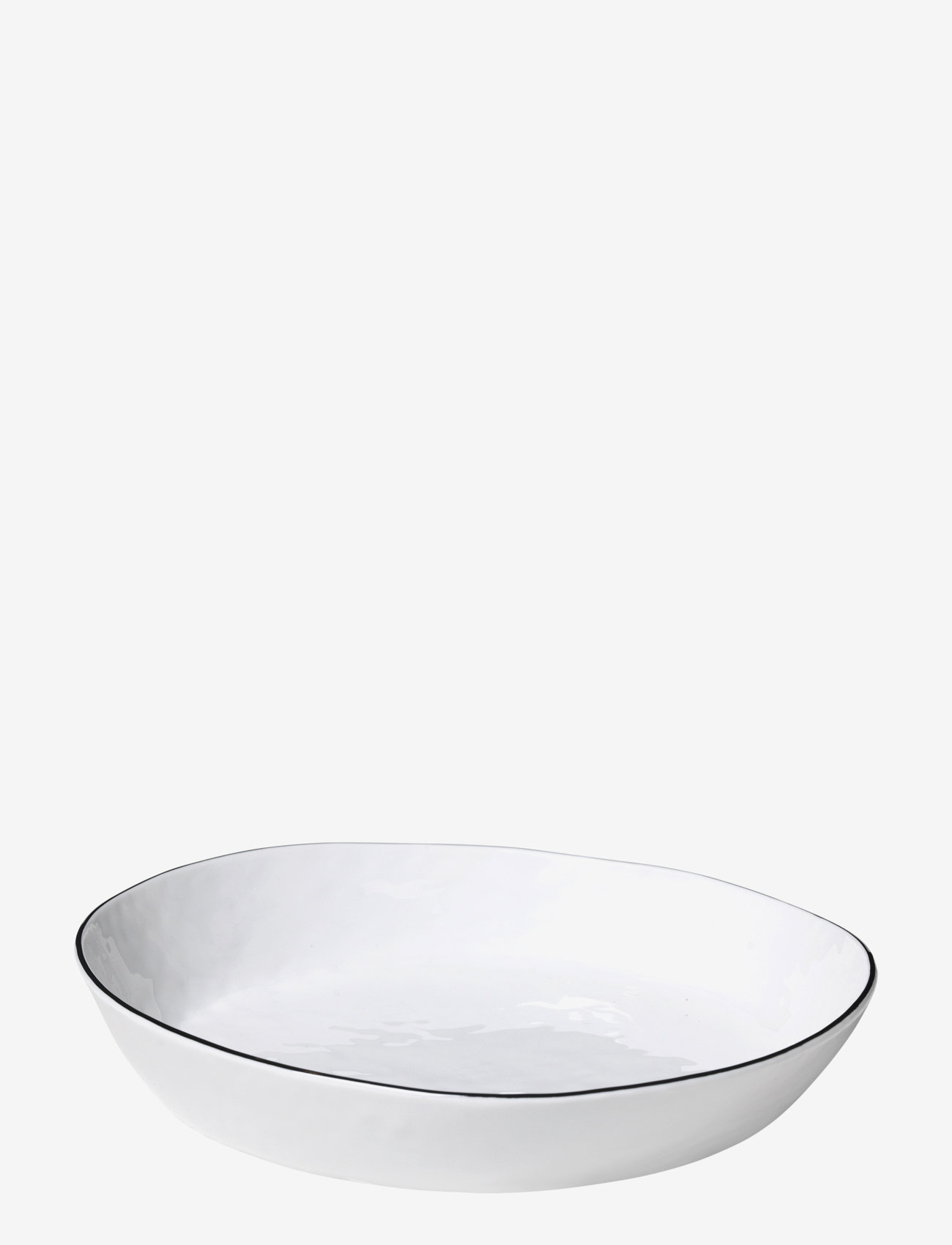 Broste Copenhagen - Bowl Salt - madalaimad hinnad - white w/black rim - 0