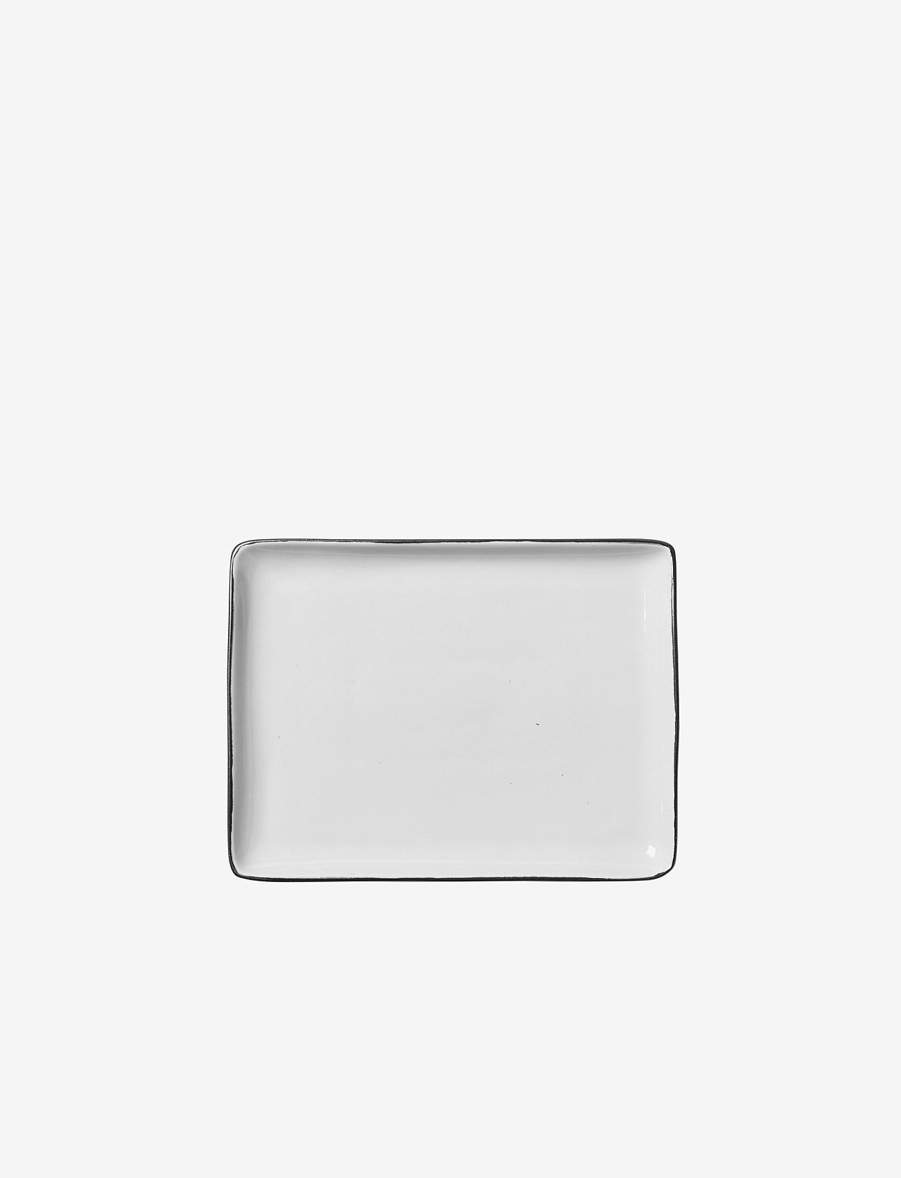 Broste Copenhagen - Plate Esrum - zemākās cenas - ivory/grey colour - 0