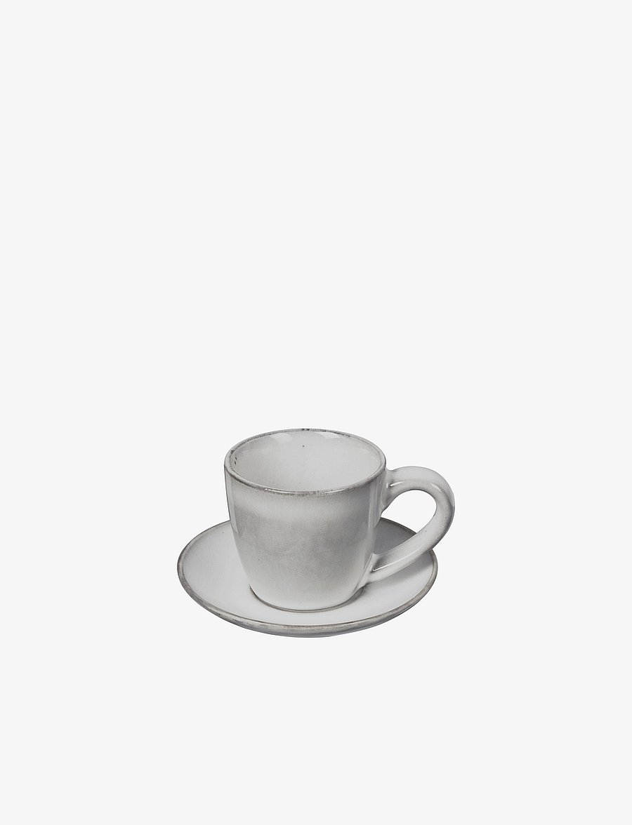 Broste Copenhagen - Nordic Sand Espresso cup with saucer - espressotassen - col. will vary - 1