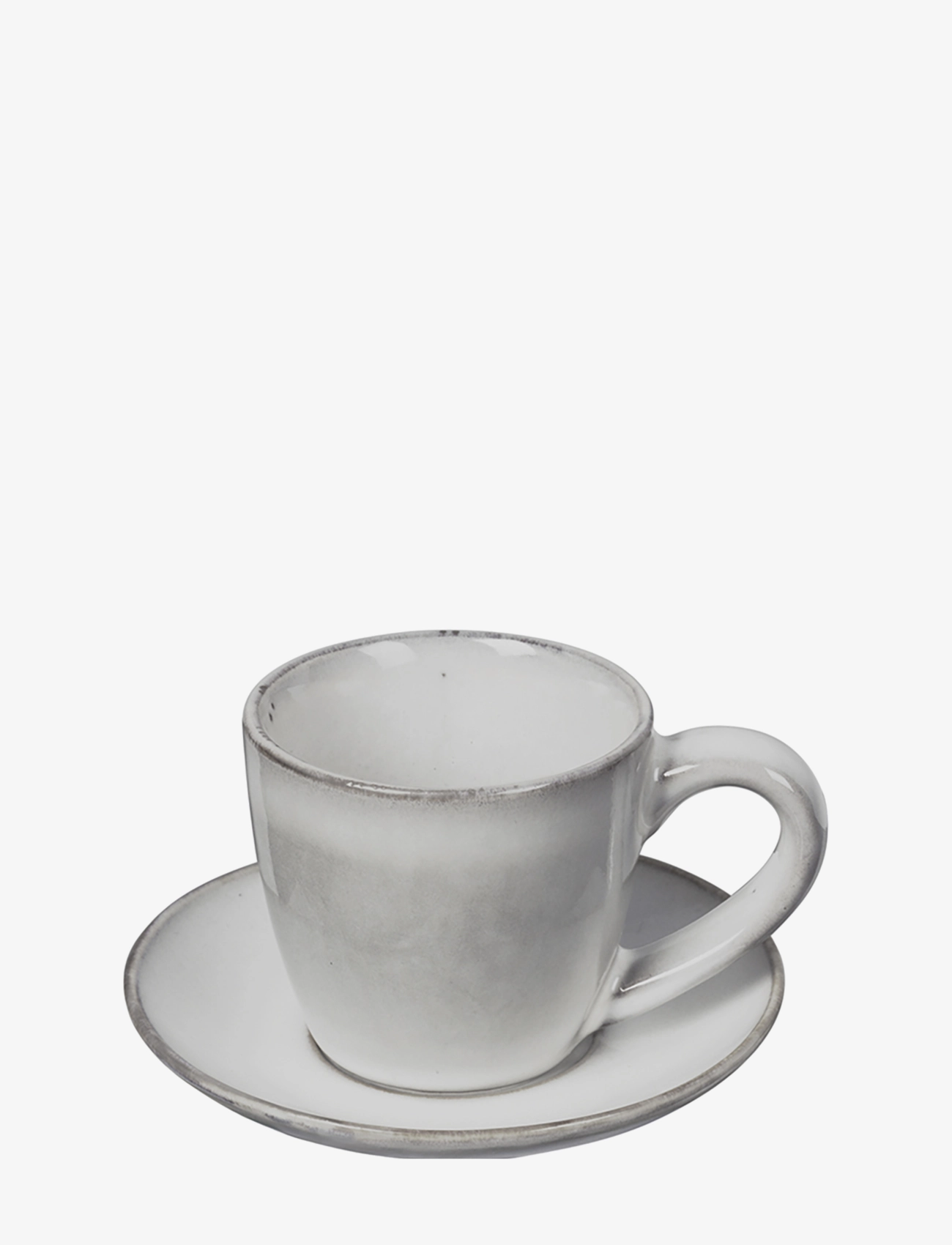 Broste Copenhagen Espresso Kop/Underkop 'Nordic Sand', Espresso Kop, Grå, Str: 5 CL