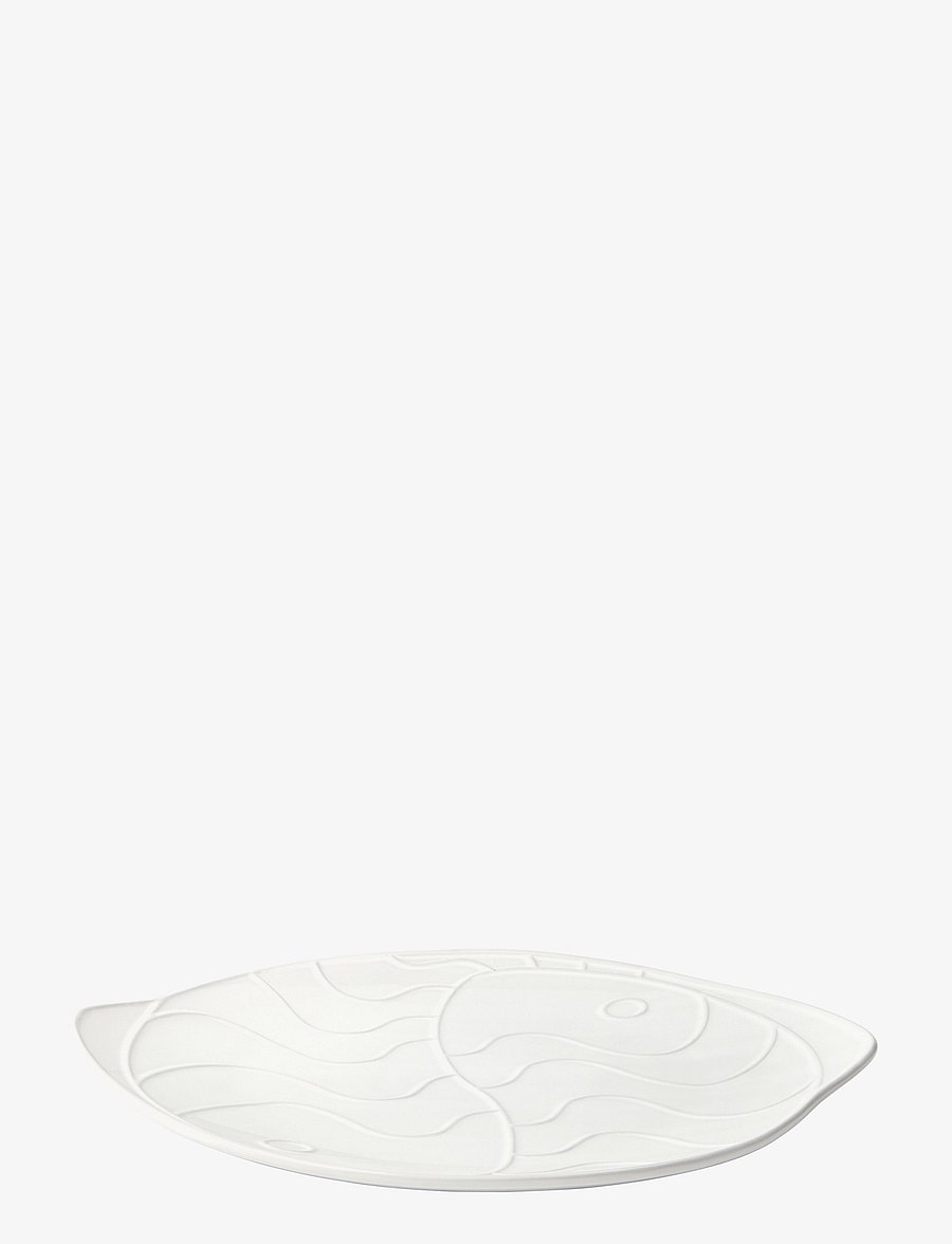 Broste Copenhagen - Pesce Plate - vaagnad ja roogade serveerimisalused - white - 0