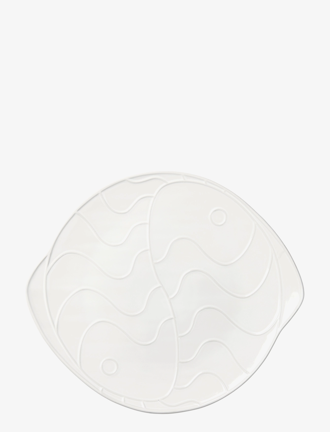 Broste Copenhagen - Pesce Plate - serveringsfat & uppläggningsfat - white - 1