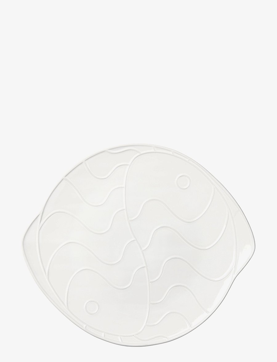 Broste Copenhagen - Pesce Plate - vaagnad ja roogade serveerimisalused - white - 1