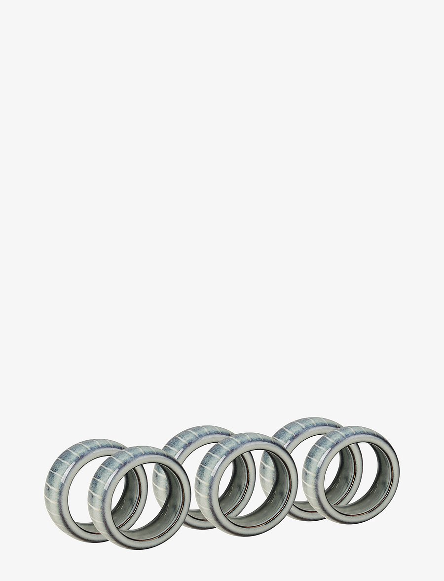 Broste Copenhagen - Nordic Sea Napkin ring - servetėlių žiedai ir laikikliai - soft blue - 0