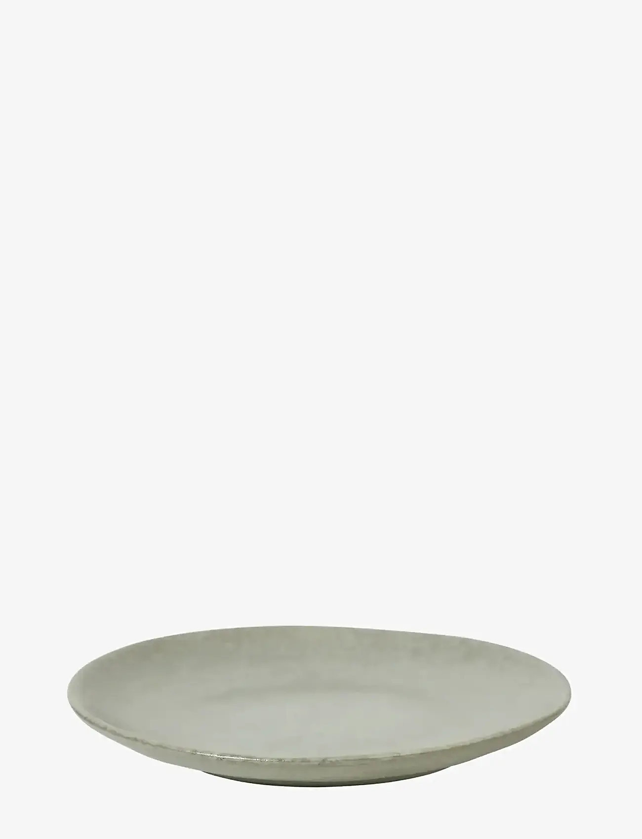 Broste Copenhagen - Nordic Marsh Dessert/Lunch Plate - deep plates - light dusty green - 1