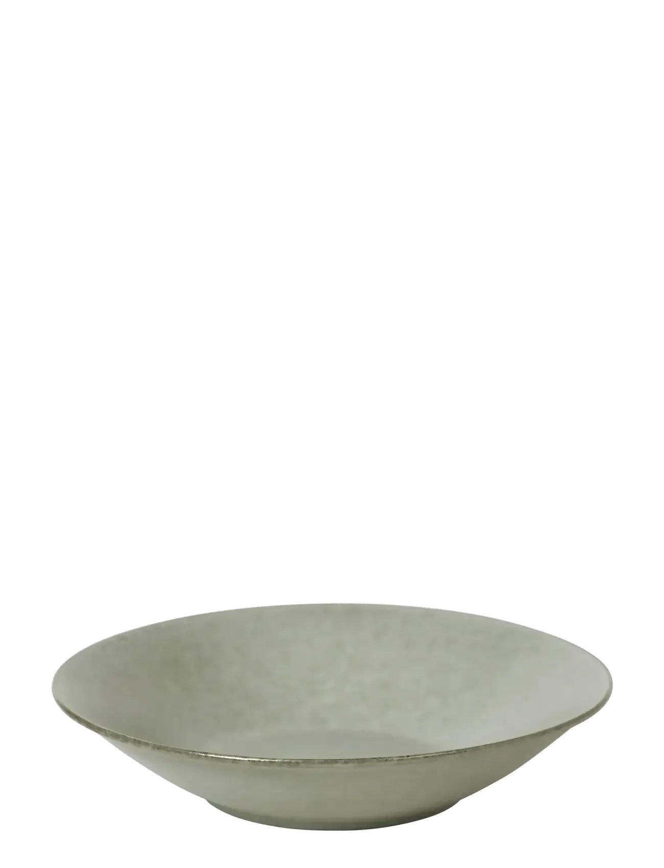 Broste Copenhagen Nordic Marsh Deep Plate, Deep Plade, Kakigrøn, Str: Ø 22.5 CM