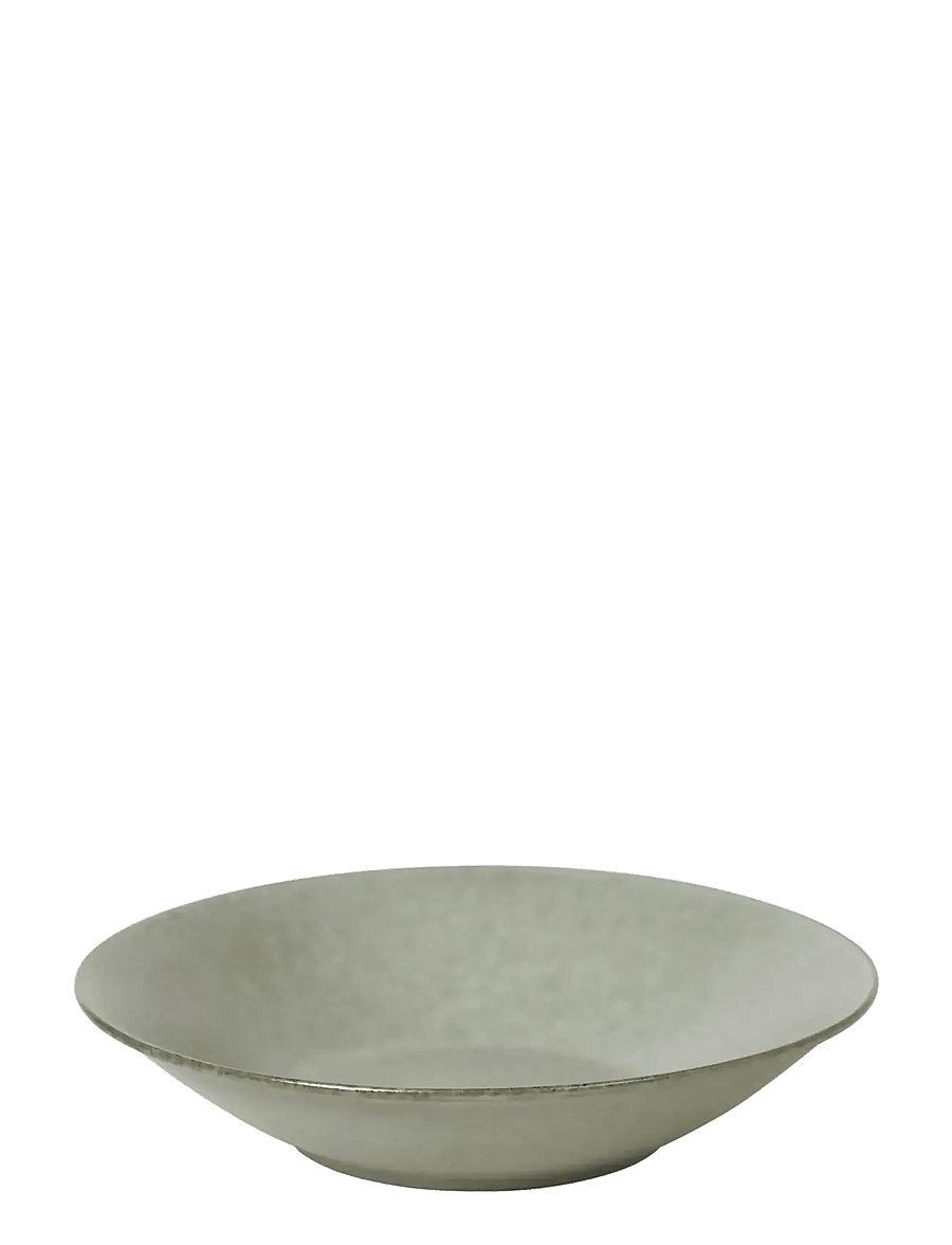 Broste Copenhagen - Nordic Marsh Deep Plate - supitaldrikud - light dusty green - 0