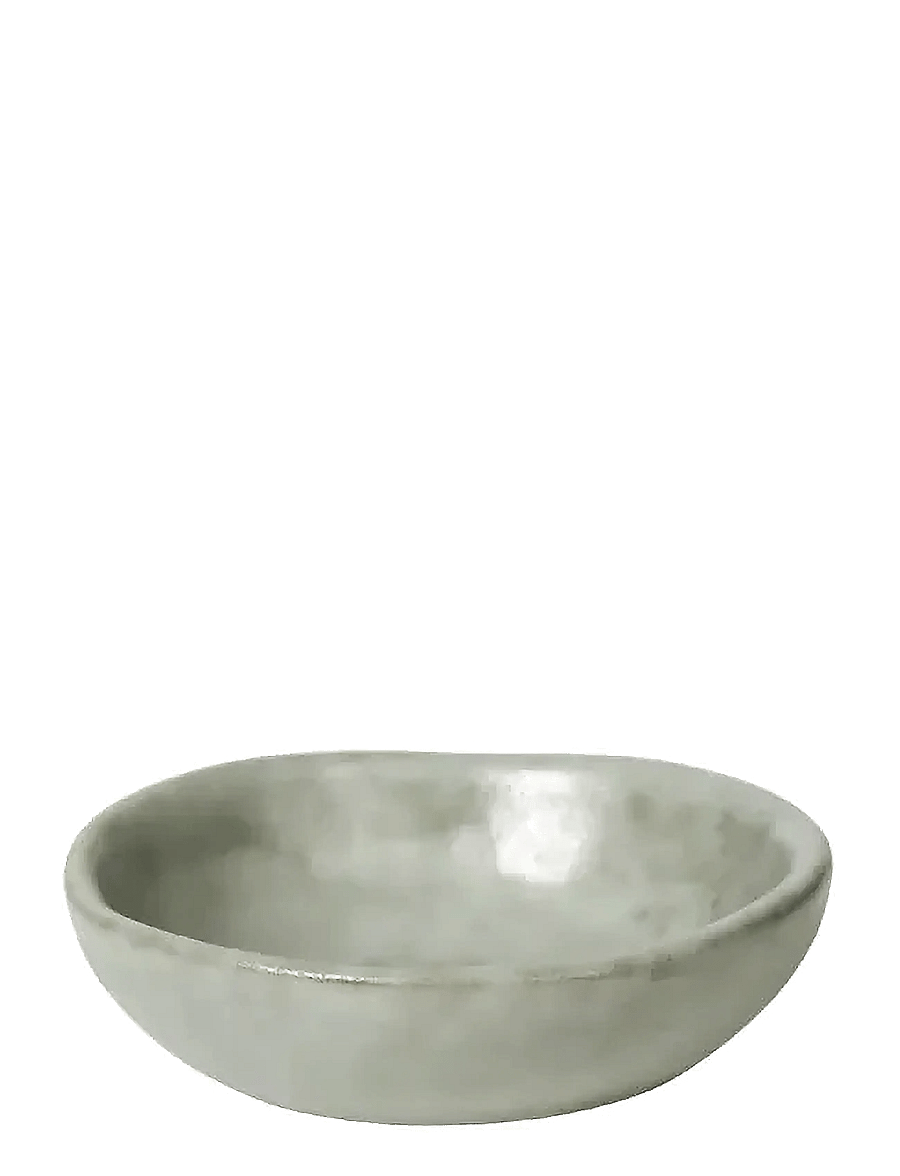 Broste Copenhagen - Nordic Marsh Butter Bowl - dekoratyviniai padėklai - light dusty green - 0