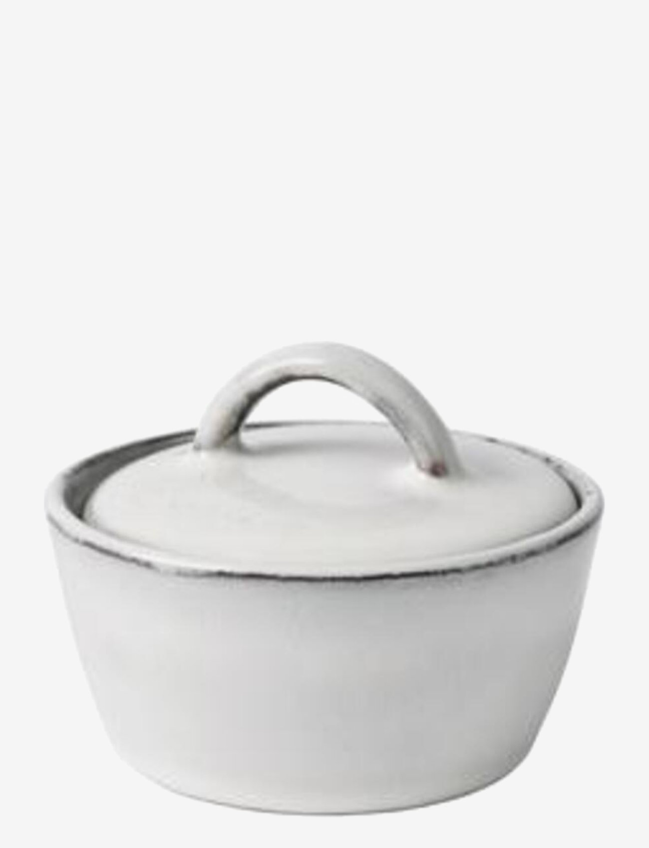 Broste Copenhagen - Nordic Sand Bowl with Lid - sand - 0