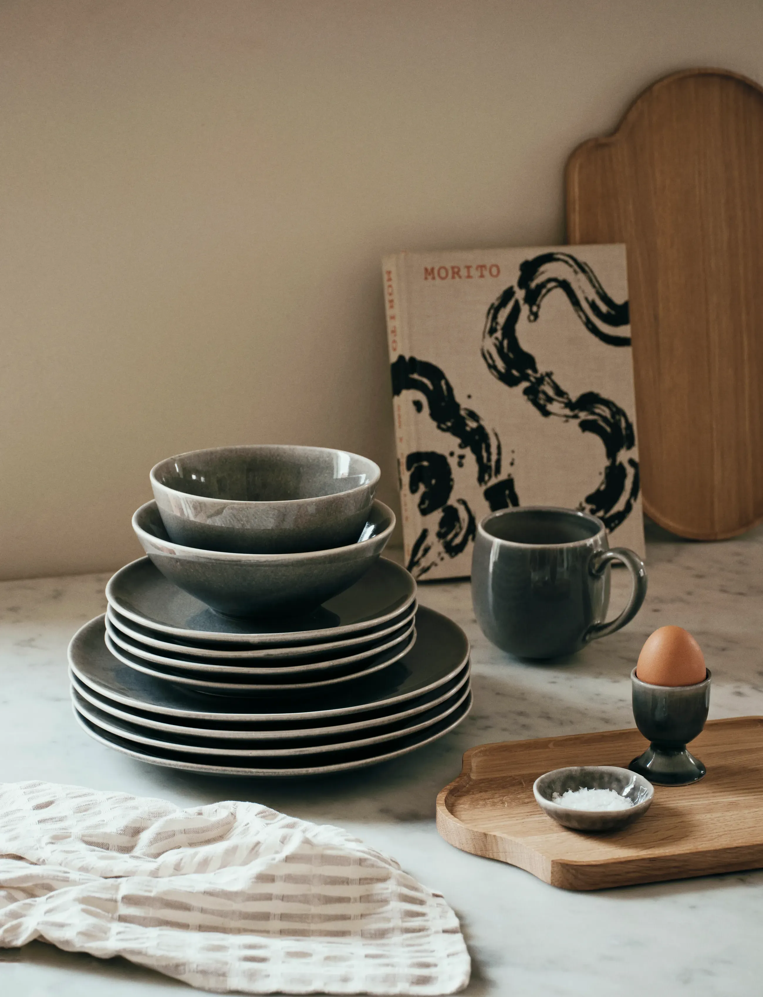 Broste Copenhagen Nordic Rain Tea Cup, 45 CL, Grey, Kopper & Krus > Tekopper, Unisex