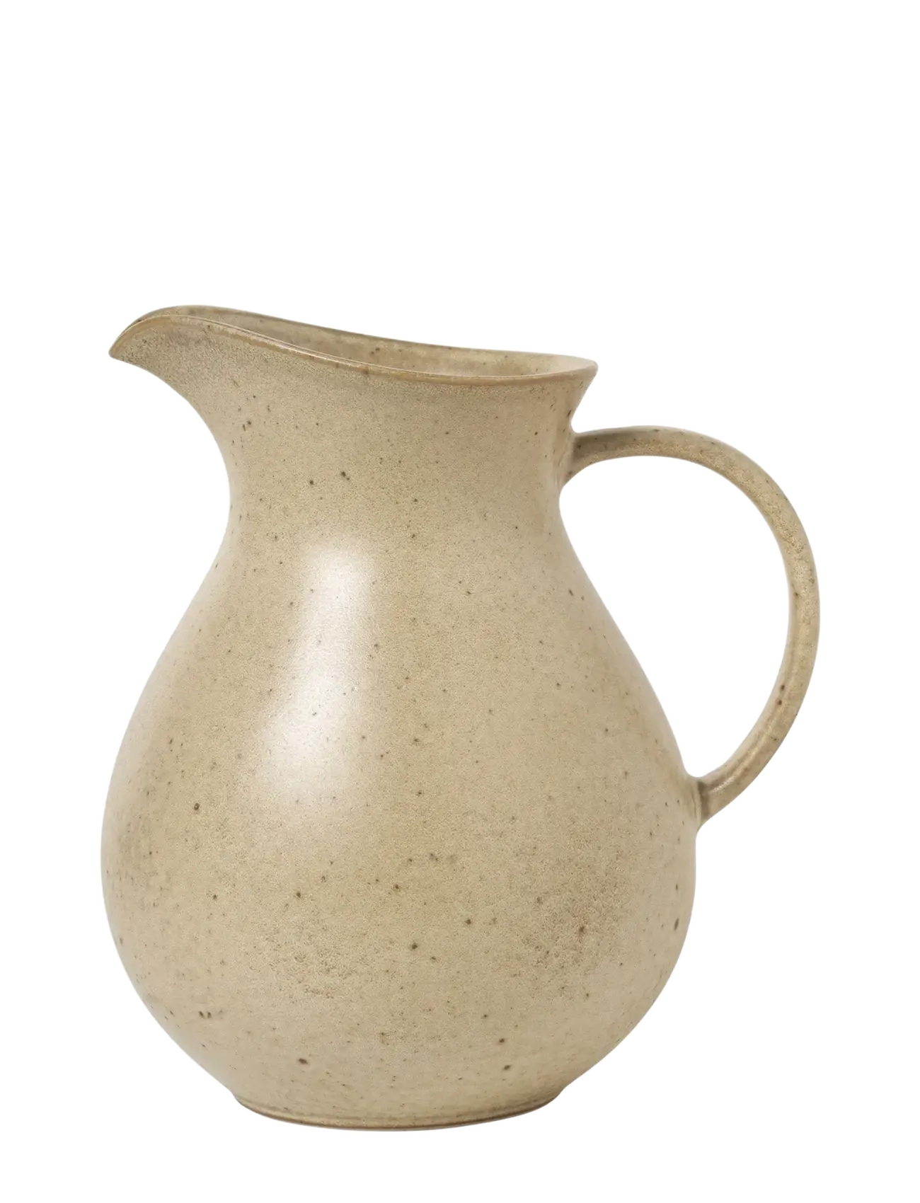 Broste Copenhagen Jenna Jug, 195 CL, Jugs & Carafes, Beige - Water Carafes Jugs, Homeware