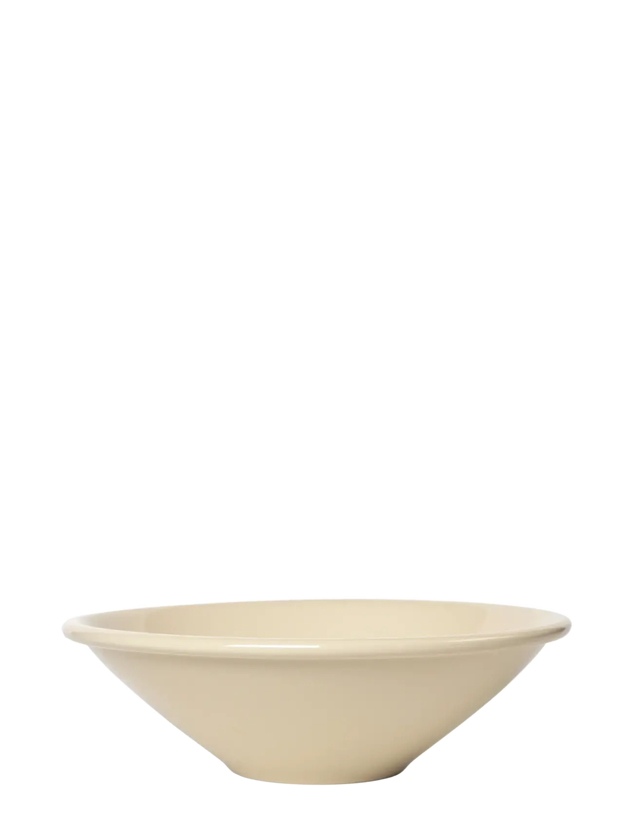 Broste Copenhagen Alfredo Bowl - Deep plates - BEIGE / purple