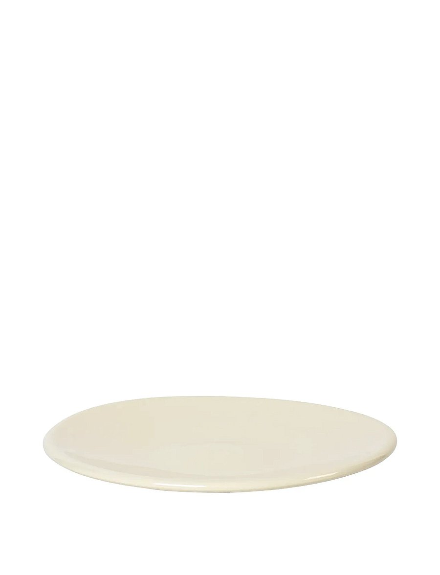 Broste Copenhagen - Alfredo Serving Plate - väikesed taldrikud - cream - 0