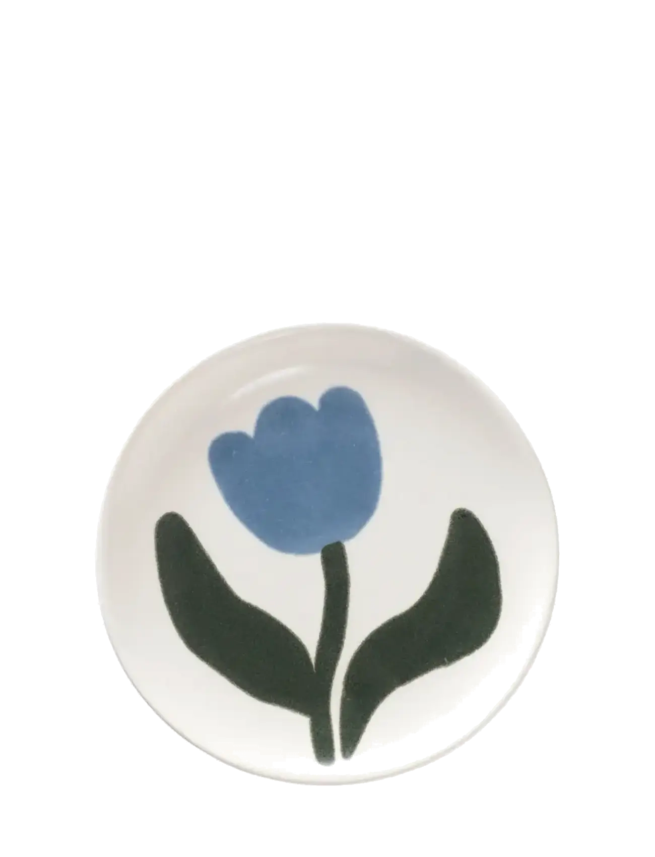 Broste Copenhagen Dora Plate, Small Plade, Multi/mønstret, Str: H 2CM