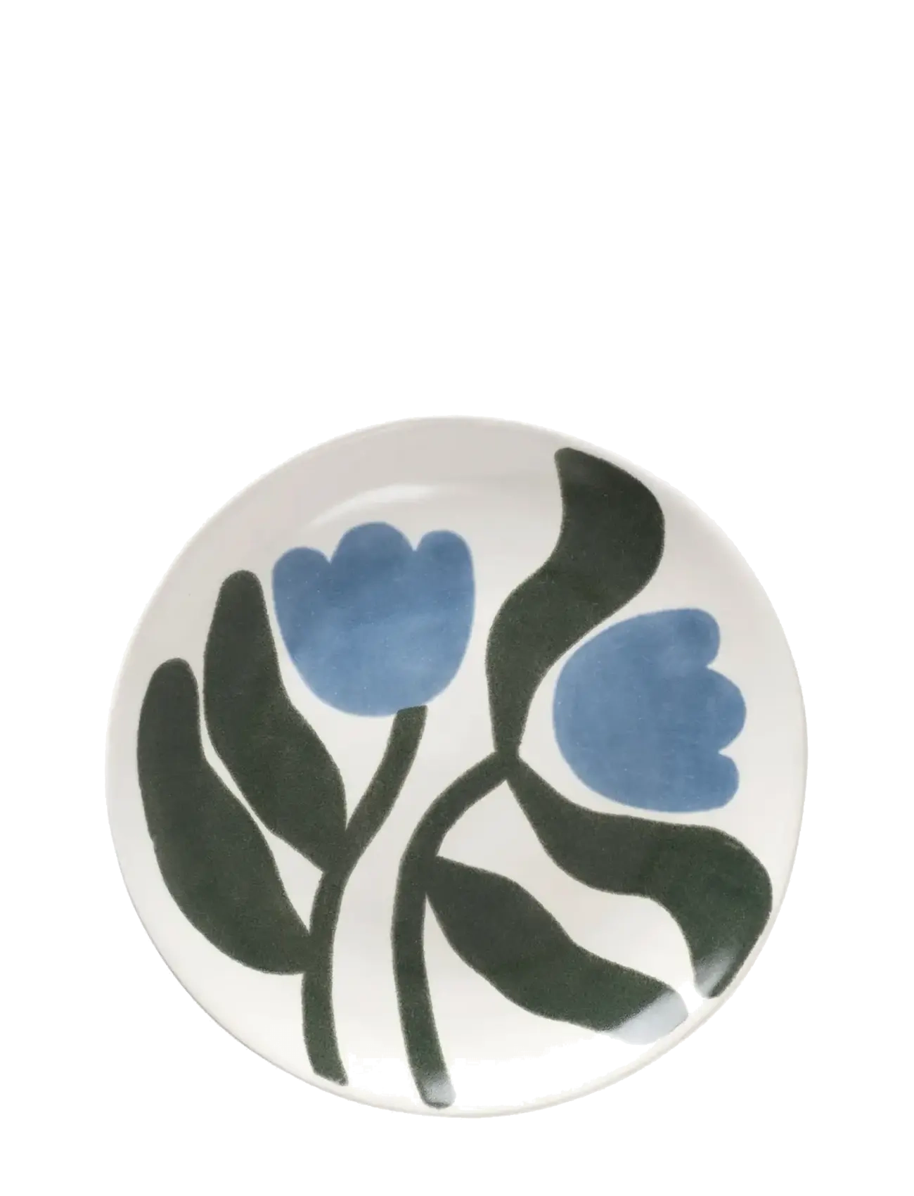 Broste Copenhagen Dora Plate, Small Plade, Multi/mønstret, Str: H 2.2CM