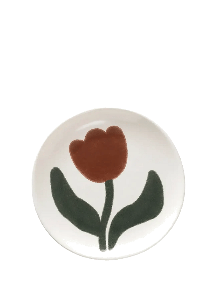 Broste Copenhagen - Dora Plate - mazie šķīvji - red - 1