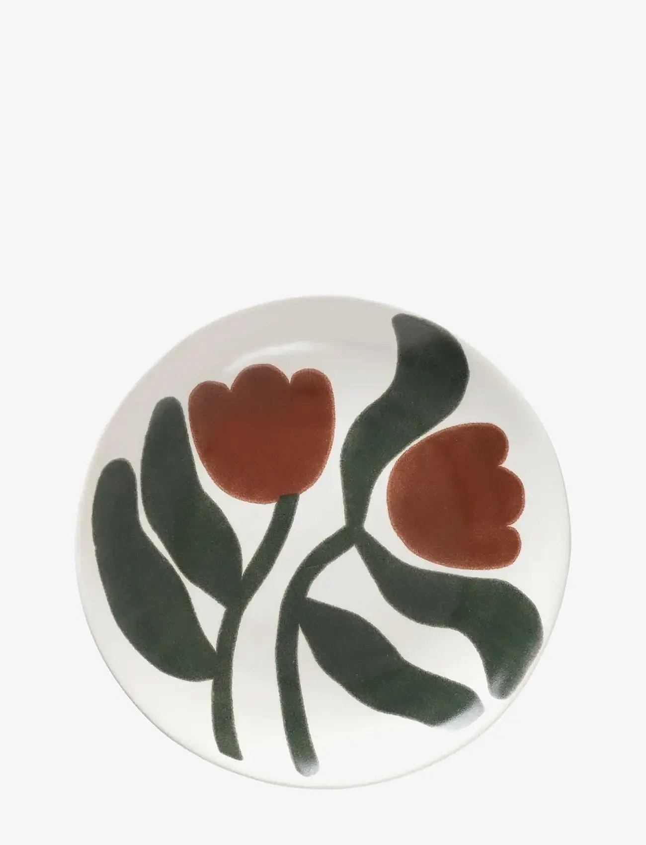 Broste Copenhagen - Dora Plate - dinner plates - red - 1