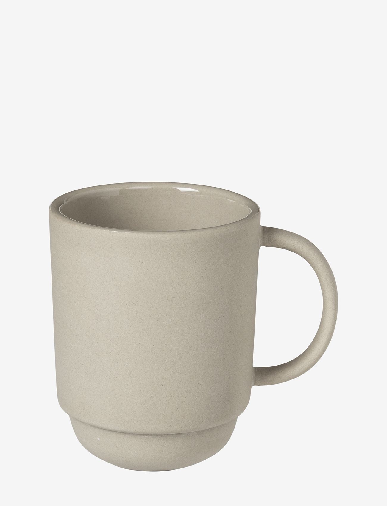 Broste Copenhagen - Nordic Bistro Mug with Handle - laveste priser - beige - 1