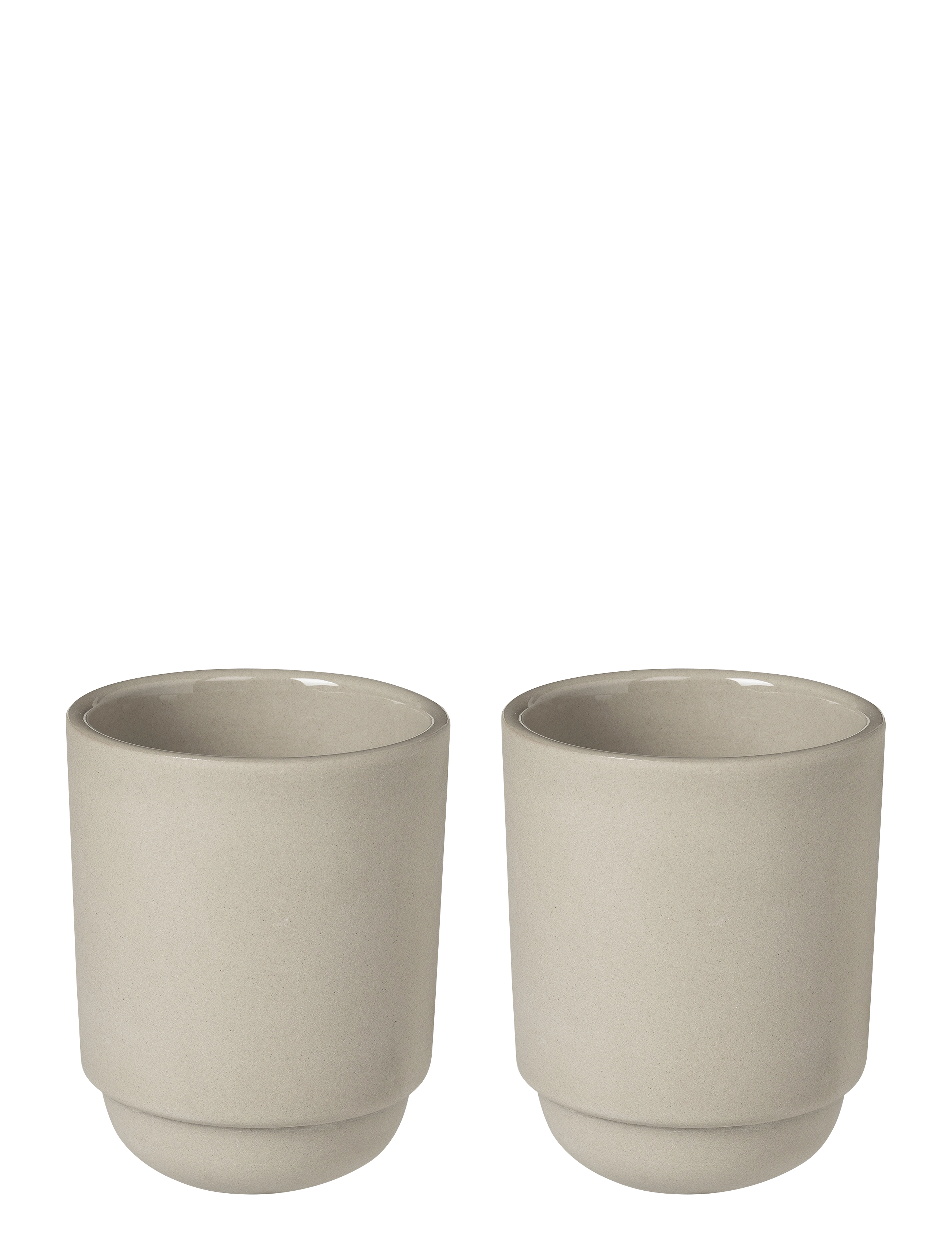 Broste Copenhagen Nordic Bistro Mug, Coffee Kop, Beige, Str: 30 CL