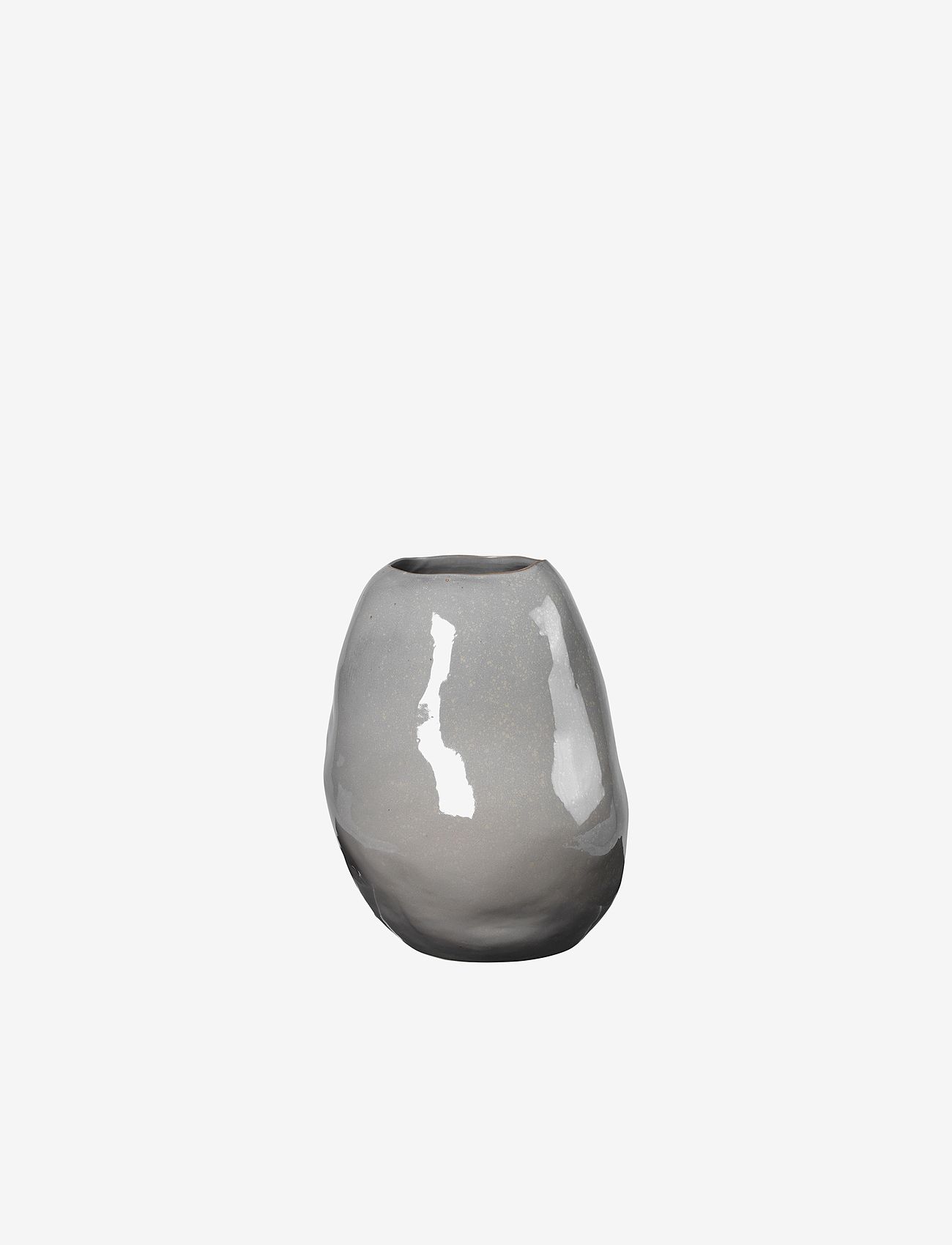 Broste Copenhagen - Vase Organic - store vaser - grey - 0