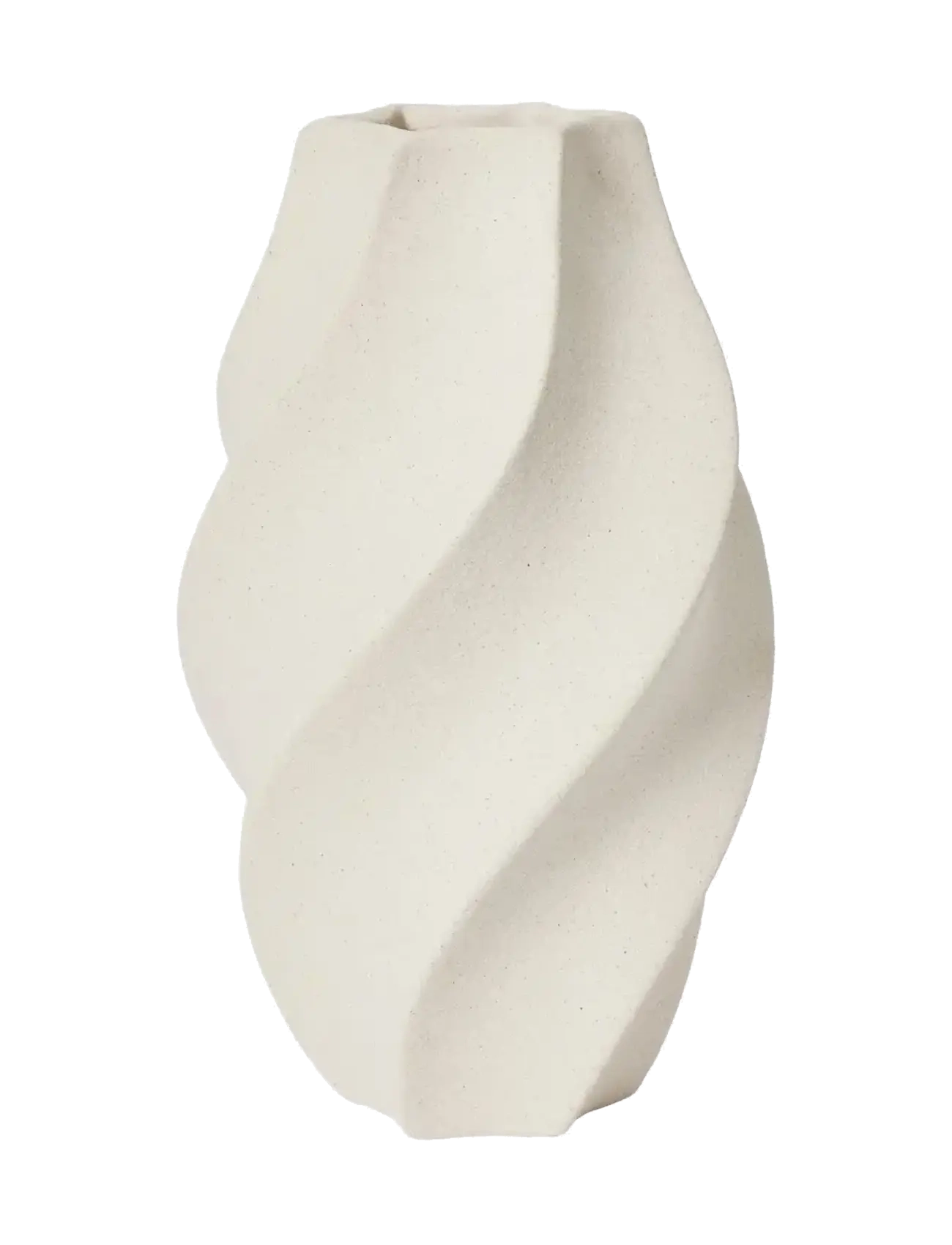 Broste Copenhagen Odette Vase - Vis alt - WHITE / cream