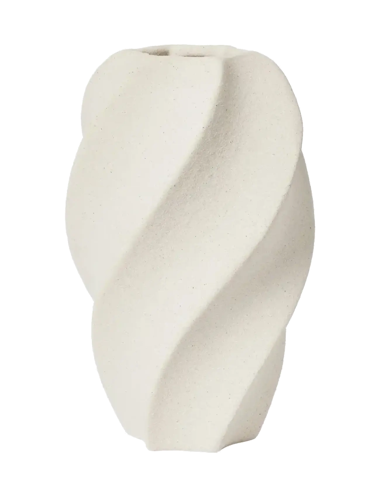 Broste Copenhagen Odette Vase - Vasen - WHITE / cream