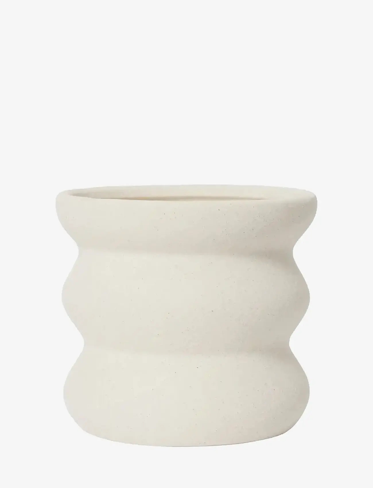 Broste Copenhagen - Minna Flowerpot - blumentöpfe - white - 0