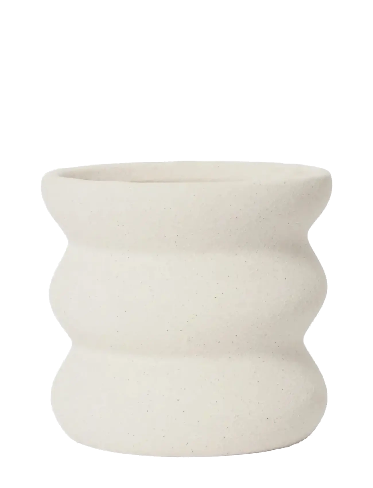 Broste Copenhagen Minna Flowerpot, Flower Pots, Creme, Str: H 12CM