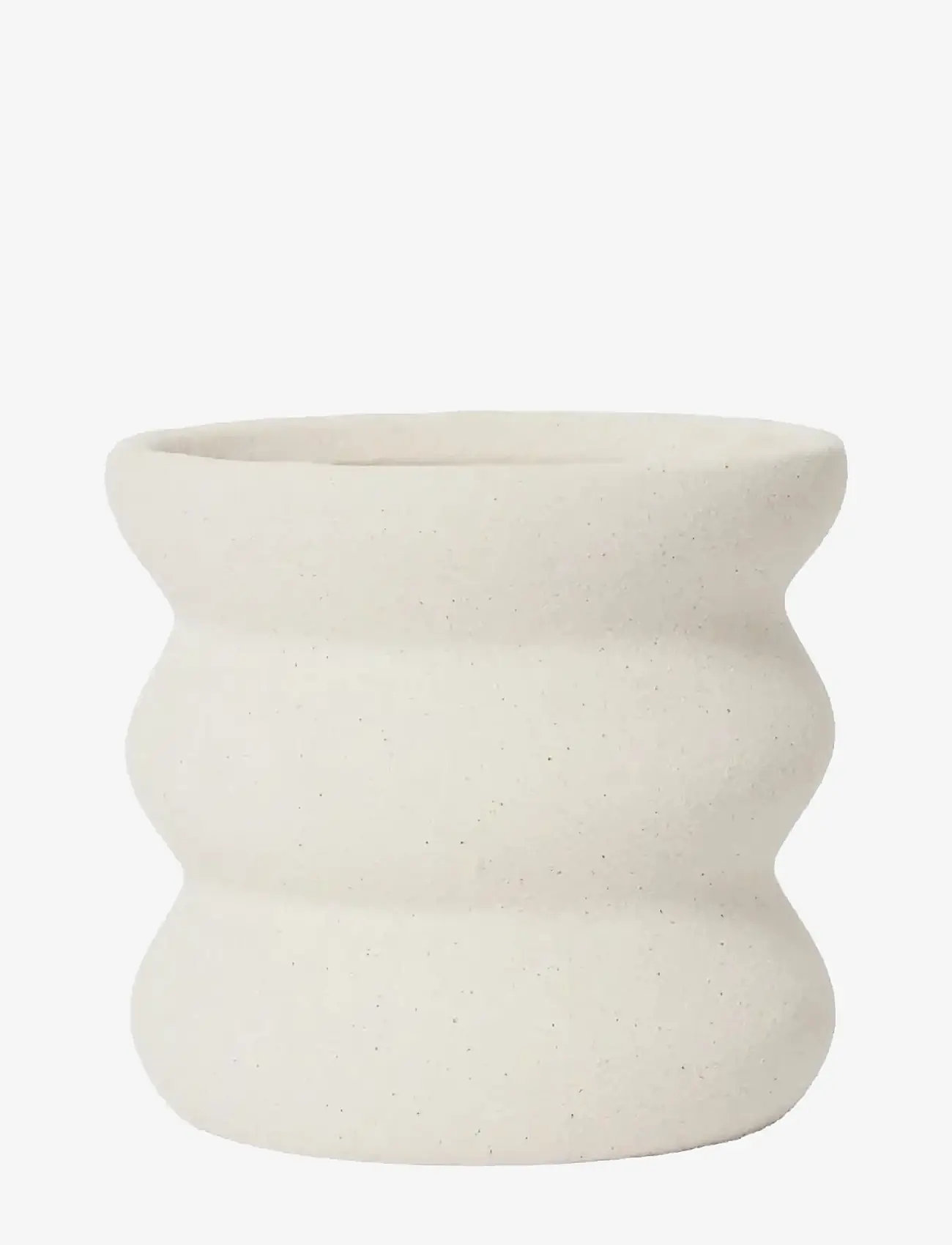 Broste Copenhagen - Minna Flowerpot - blumentöpfe - white - 1