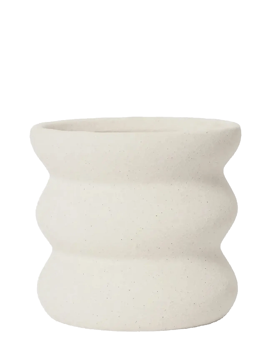 Broste Copenhagen - Minna Flowerpot - lillepotid - white - 1