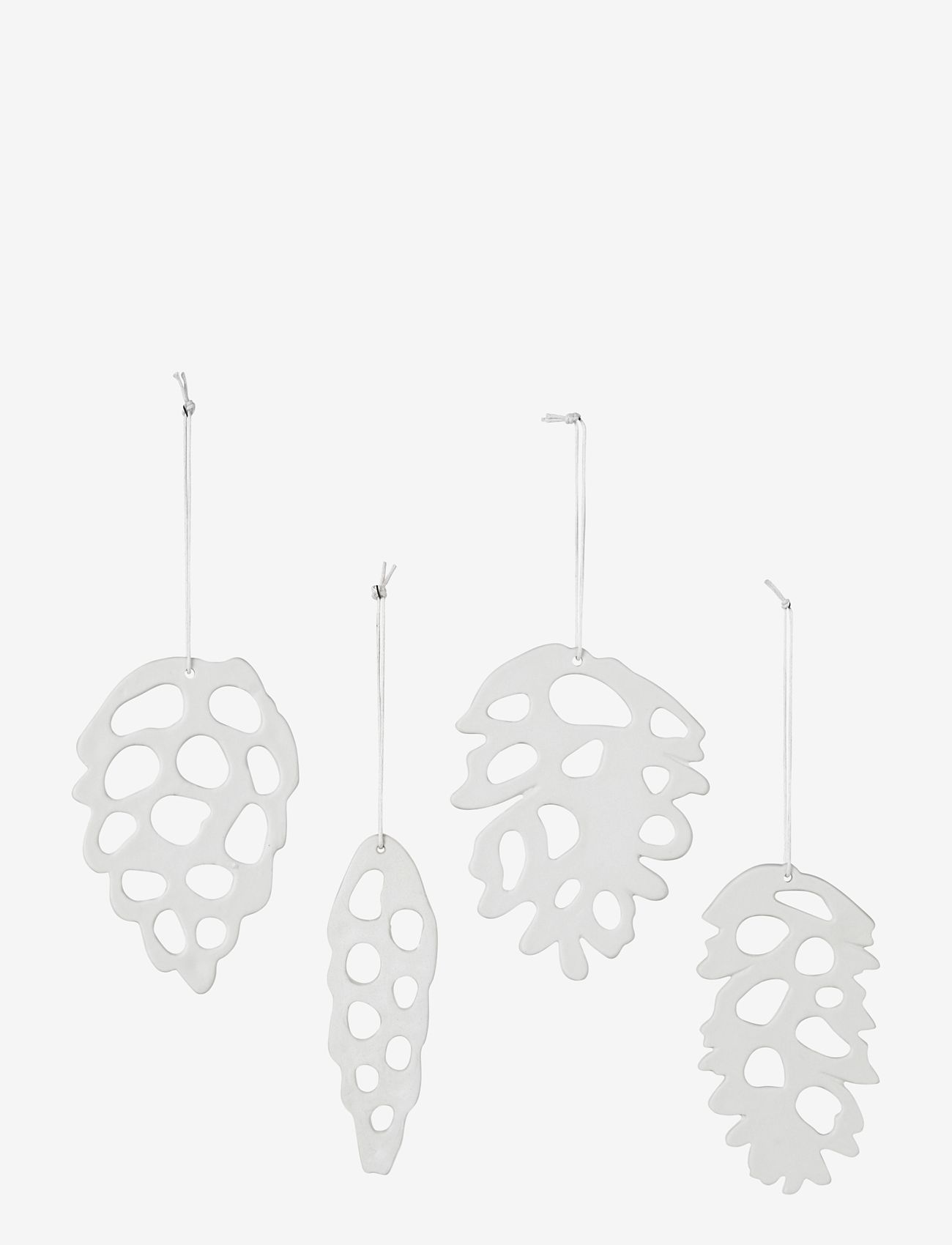 Broste Copenhagen - Alba Cone Ornament - osta hinna alusel - white - 0