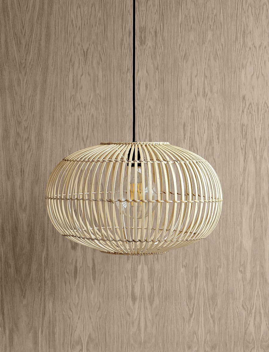 Broste Copenhagen - Zep Lampshade - lambikuplid - bambus natur - 0