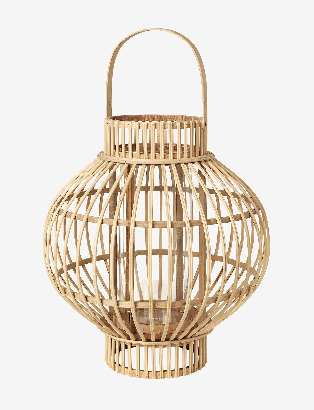 Broste Copenhagen - Lantern Globus - lanterns - natural til Ø5cm lys - 0
