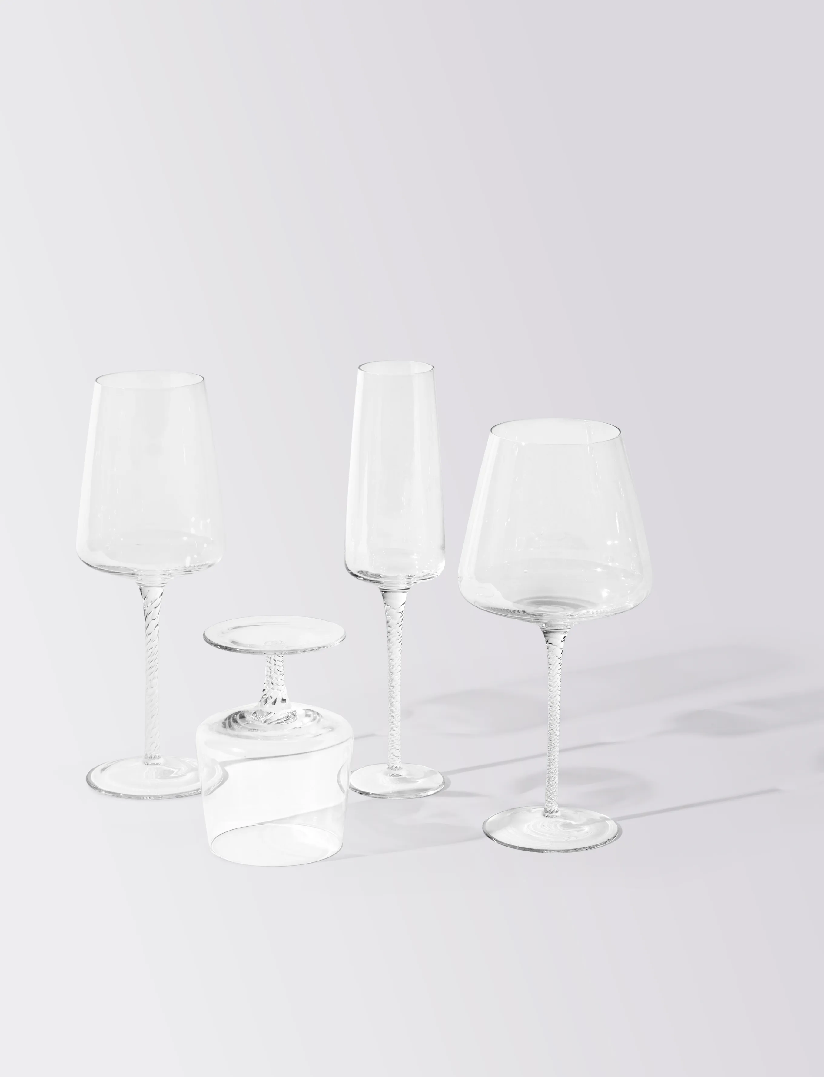 Broste Copenhagen Bellevue Red Wine Glass, H 23.5 cm, Nackt - Glasses, Homeware