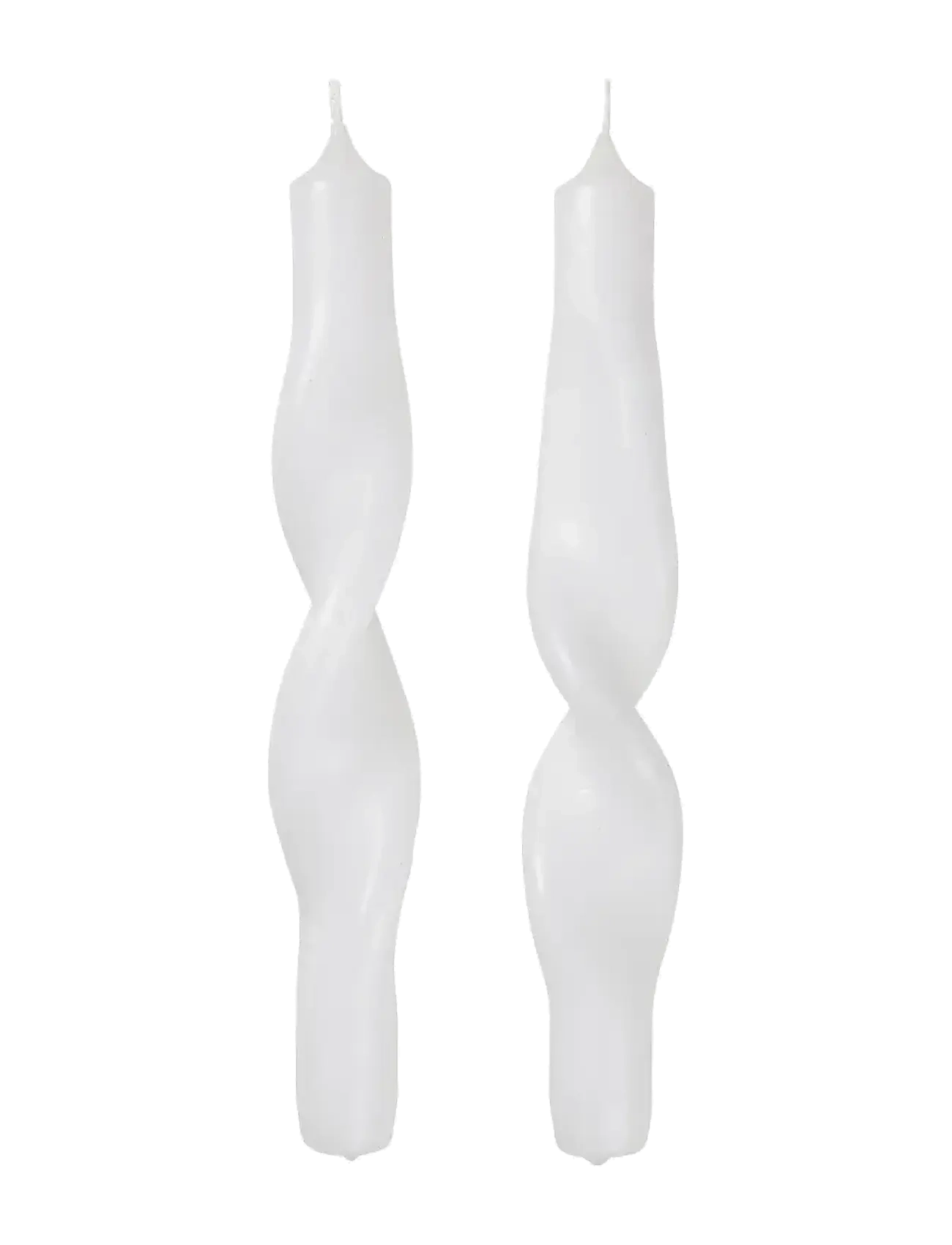 BROSTE COPENHAGEN Twist Taper Candle Weiß - H:23CM - Unisex