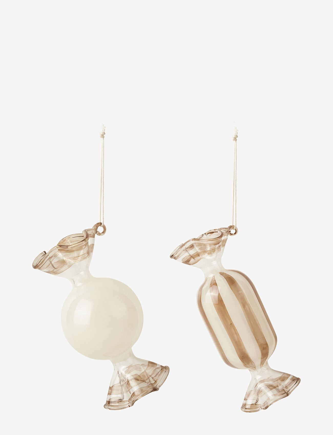Broste Copenhagen - Candy Ornaments - creme - 0