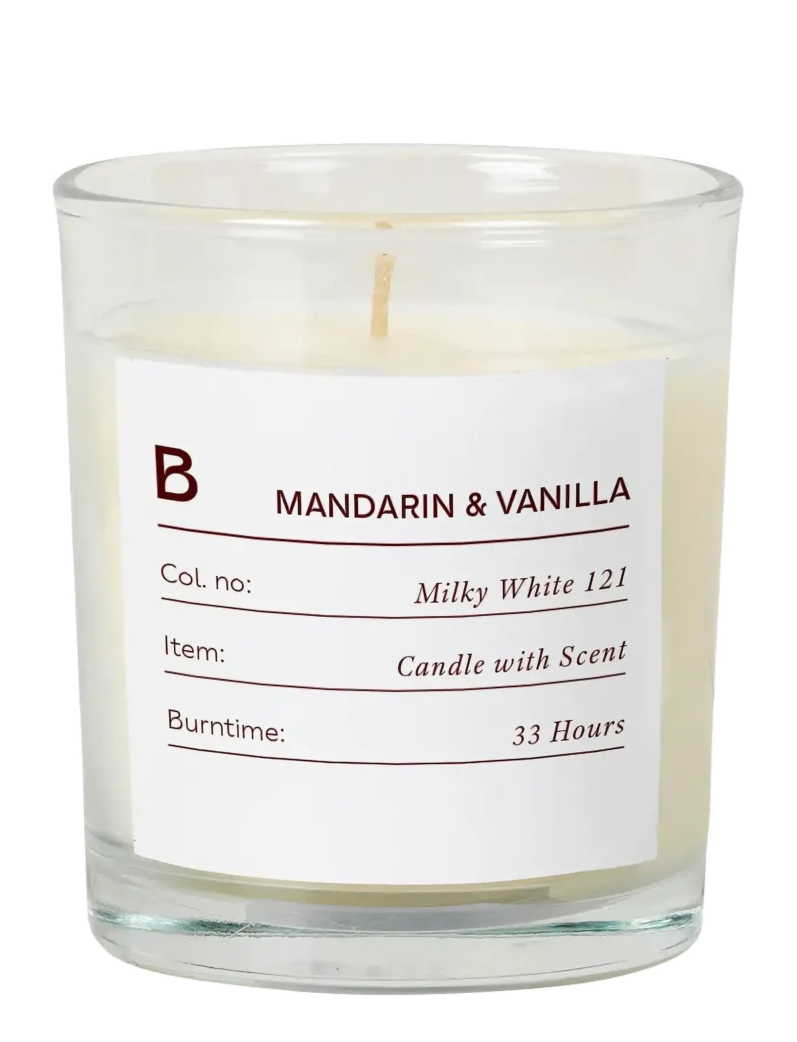 Broste Copenhagen Sense Scented Candle, Ø 7.4 cm, Candles, Nackt - Block Homeware