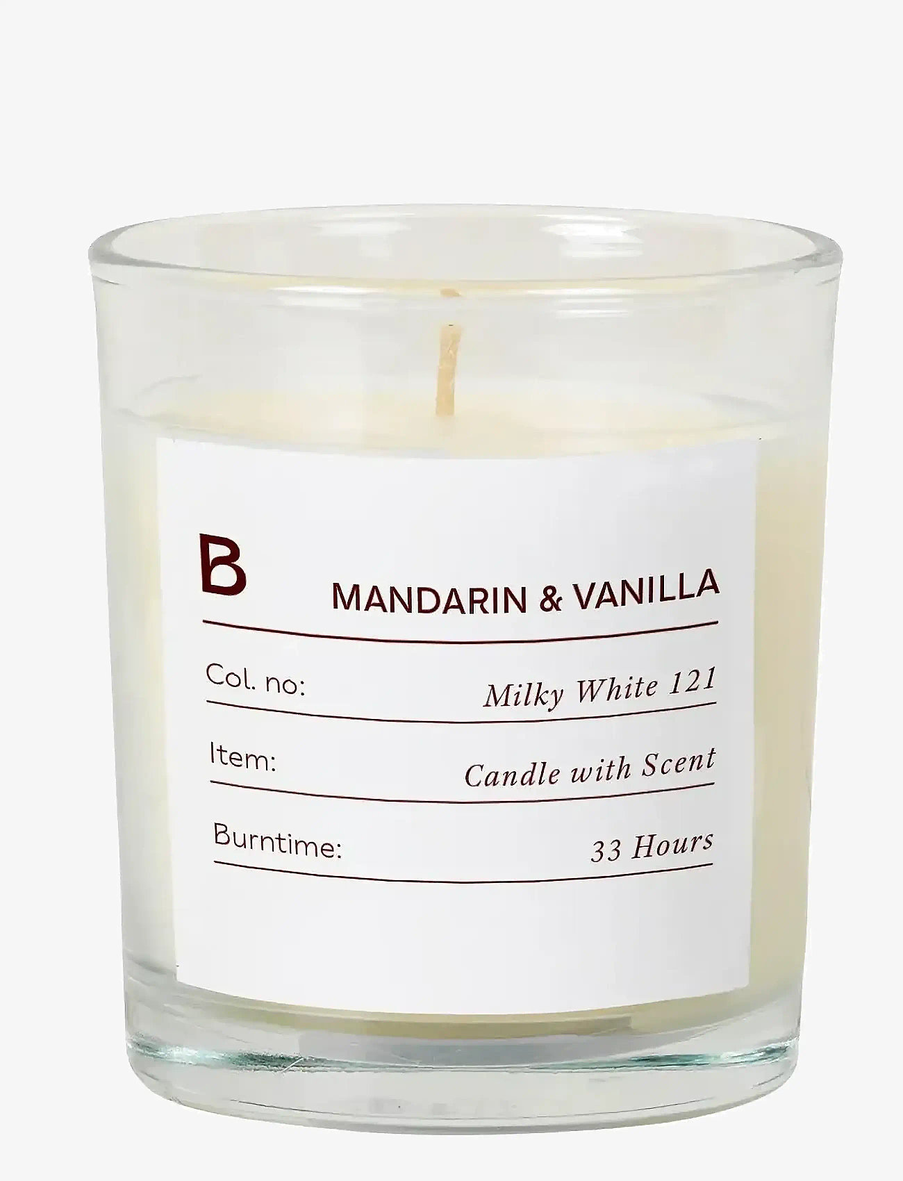 Broste Copenhagen - Sense Scented Candle - madalaimad hinnad - white/scent manderin / vanilla - 0