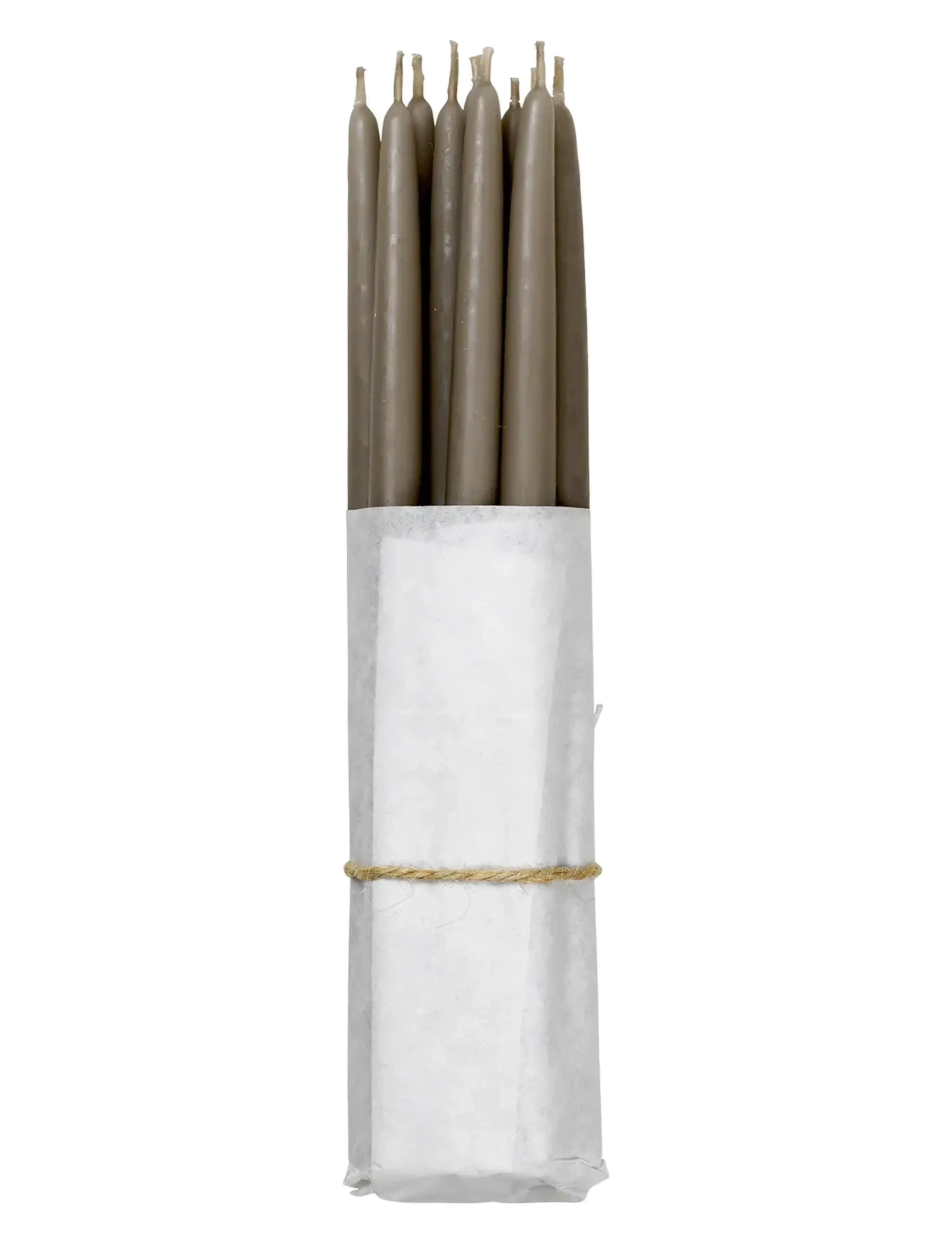 Broste Copenhagen Smooth Taper Candle, Søjlelys, Beige, Str: Ø 1.2 CM