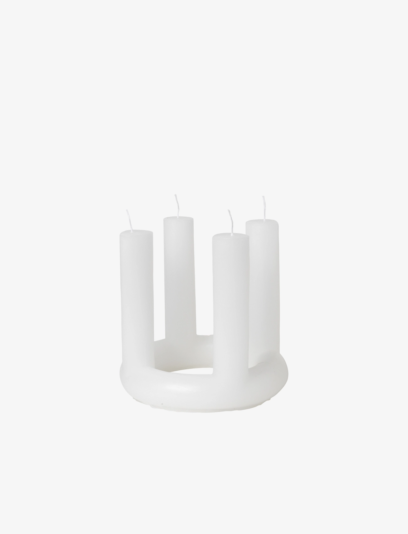 FIGURE CANDLE 'LUCILLE' - PURE WHITE